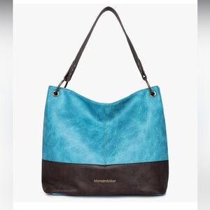 🆕 Montana West Hobo Bag for Ladies Shoulder Handbags with Back Pocket